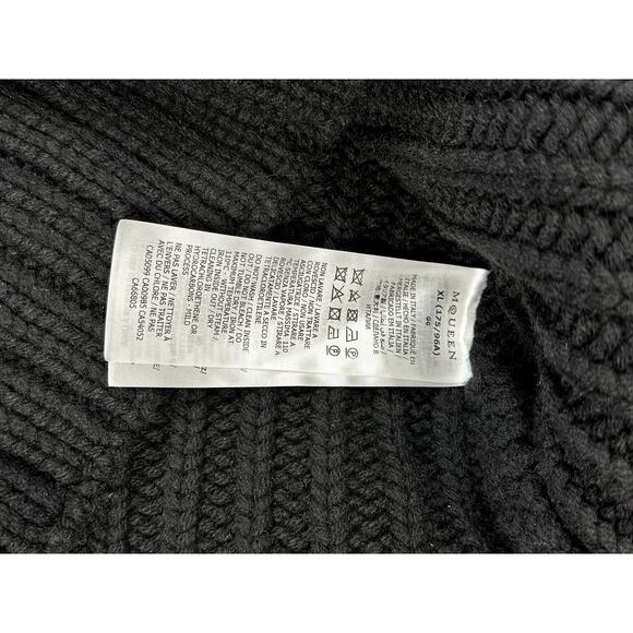 Alexander McQueen Black Cowl Neck Sweater Size XL NWT - Picture 5 of 9